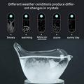 Corashan Room Decor Glass Weather forecaster Liquid Barometer Predictor Desktop Weather Glass 30ml Home Decor