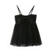 Girls Dresses Sleeveless Casual Dresses Butterfly Print Black 130