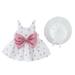 Toddler Baby Girl Dress Sleeveless Mini Dress Dot Pink 7