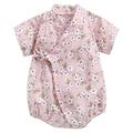 ZHAGHMIN Toddler Girl Sweatsuit Girls Short Sleeve Floral Prints Summer Romper Bodysuits Bee Outfit Baby Girl Body Suits Baby Girl 18 Months Clothes Babies Bodies Clothes Girls Shirt for Girls Size