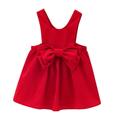 ZHAGHMIN Tween Girl Dress Kids Toddler Baby Girls Sleeveless Solid Bowknot Suspender Skirt Princess Dress Outfit Clothes Girls Leotard Dress 2T Dress Baby Girls Birthday Dress Posh Fashion Girls Dre