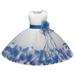 ZHAGHMIN Easter Baby Dress Girls Sleeveless Flower Prints Princess Dress Custume Dress Dress Show Dress Girls Christmas Dresses Size 8 Tween Dresses Dress Bloomers Dresses for A Dance for School Kid