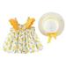 ZHAGHMIN Dress Set Toddler Girls Sleeveless Sundress Orange Prints Dress Princess Dress Clothes Dress Girls Girls Bridesmaid Dresses Toddler Fancy Dress Rare Additions Girls Dresses Christmas Baby D