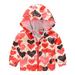 Grils Print Baby Jacket Boys Hooded Windproof Toddler Zipper Kids Autumn Coat Boys Coat&jacket Boys 5t Jacket Size 5 Boys Jacket