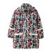 Girls Hooded Raincoat Cartoon Print Rain Dungarees Windproof Waterproof Outwear Raincoat Trench Coat Hoodies Clothes 211Y Raincoat Kids 12-14