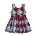 Dresses for Girls Sleeveless Mini Dress Casual Print Multicolor 120