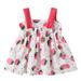 Fruit Girls Kids Heart Toddler Clothes Princess Summer Dress Sleeveless Baby Girls Dress&Skirt Junior Bridesmaid Dresses for Girls Size 7 - 16