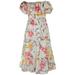 Girl s Summer Dresses Short Sleeve Casual Dress Casual Print Yellow 140