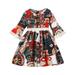 ZHAGHMIN Girls Floral Summer Dress Girls Long Sleeve Floral Casual Large Dress Summer dress Floral dress Girls Clothes Outfit Toddler Glitter Dress 5 Year Old Girl Long Sleeve Dress Summer Out