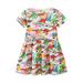 Summer Dresses Girls And Toddlers Short Sleeve A Line Short Dress Casual Print A 80-90