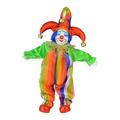 Porcelain Clown Dolls Collectible Display Decor Halloween Decoration Gift Arts Crafts Action Figures Triangel Doll for Party