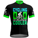 Mens Cycling Jersey Short Sleeve Bike Jersey with Pockets Breathable MTB Road Bike Short Sleeve