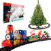 Christmas Train Set for Under The Tree with Real Smoke Lights and Sounds