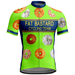 Men s Cool Plus Print Short Sleeve Biking Cycling Jersey with Zip Pocket Breathable Short Sleeve Retro MTB Downhill Shirt