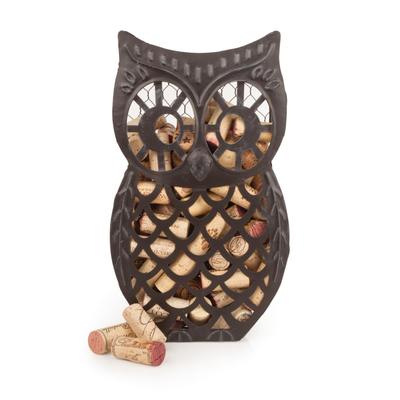 Wise Owl Cork Collector by Twine in Metallic