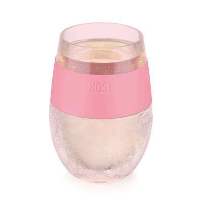 Wine Freeze Cooling Cup In Translucent Pink by HOS...