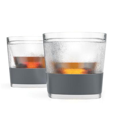 Whiskey Freeze Cooling Cups (Set Of 2) By by HOST in Grey