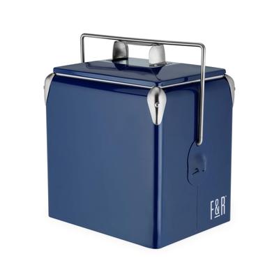 Vintage Metal Cooler by Foster & Rye in Blue