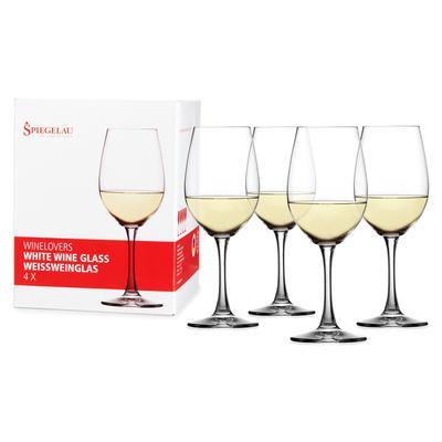 Wine Lovers 13.4 Oz White Wine Glass (Set Of 4) by Spiegelau in Clear