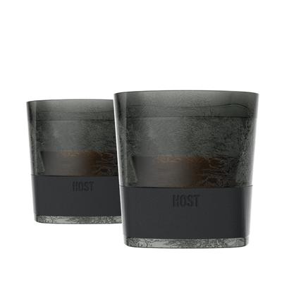 Whiskey Freeze Cooling Cup In Smoke By (Two Pack) by HOST in Black