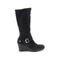 Ugg Australia Boots: Black Print Shoes - Womens Size 8 - Round Toe