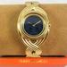 Tory Burch Accessories | New Tory Burch Miller Gold & Navy Braided Cuff Bracelet Watch Tbw6213 Nwt | Color: Blue/Gold | Size: Os