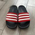 Adidas Shoes | Adidas Kids' Adilette Slide Sandal | Color: Red | Size: 4b