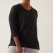 Athleta Tops | Athleta Coaster Luxe Sweatshirt | Color: Black | Size: S