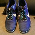 Nike Shoes | Nike Zoom Rival D10 Size 10.5 Track Distance Running Shoe | Color: Blue/White | Size: 10.5