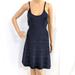 American Eagle Outfitters Dresses | American Eagle Navy Blue Knit Spaghetti Strap Dress | Color: Blue | Size: M