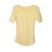 Michael Kors Tops | Michael Kors Shirt Women Size Medium Yellow White Striped Ruched Sides Zipper | Color: White/Yellow | Size: M