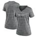 Women's Nike Gray Chicago White Sox City Connect Velocity Practice Performance V-Neck T-Shirt