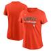 Women's Nike Orange San Francisco Giants City Connect Wordmark T-Shirt