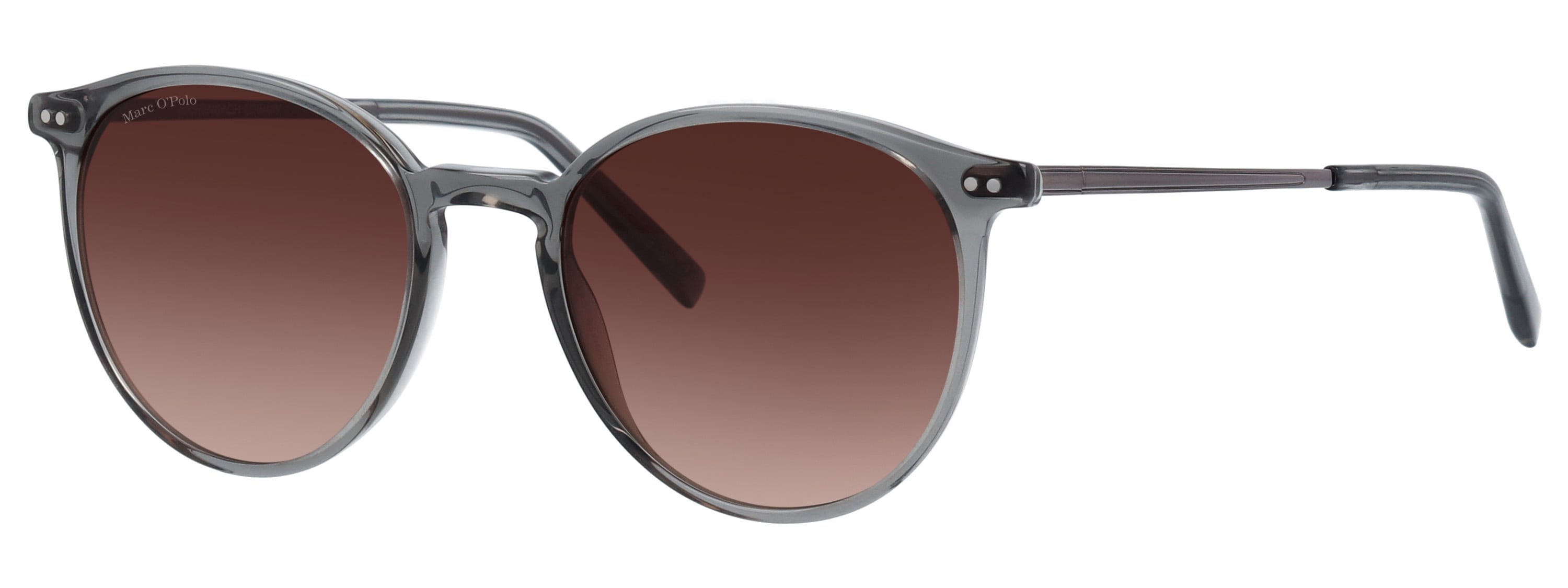 Sonnenbrille MARC O'POLO "Modell 506183", Damen, grau (grau, braun), Sonnenbrillen, Panto-Form Image
