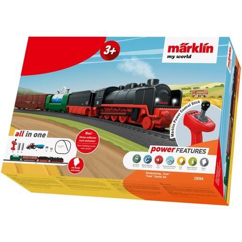 "Modelleisenbahn-Set MÄRKLIN ""Märklin my world - Startpackung Farm 29344"" Modelleisenbahnen bunt Kinder Modelleisenbahn-Sets mit Licht- und Soundeffekten"