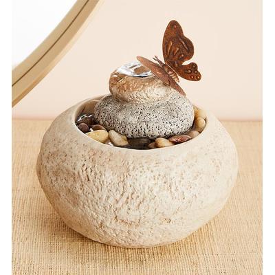 1-800-Flowers Home Decor Outdoor Garden Outdoor Garden Decor Delivery Serene Butterfly Water Fountain Butterfly Zen Water Fountain