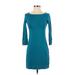 Lilly Pulitzer Casual Dress - Sheath: Blue Print Dresses - Women's Size 2X-Small