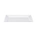 Elite Global Solutions M135RC-NW 13 1/2" x 8 1/2" Rectangular Stratus Trays Platter - Melamine, White