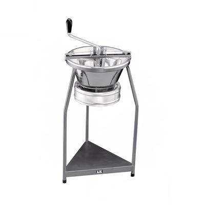 Louis Tellier P1000 Food Mill w/ Floor Stand, 15 qt Capacity, Tinned Steel, Silver