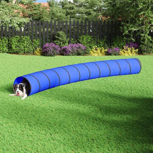 vidaXL Hundetunnel Blau Ø 55×500 cm Polyester