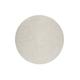 Tapis rond poils longs effet bouclette blanc crème 200 rd.