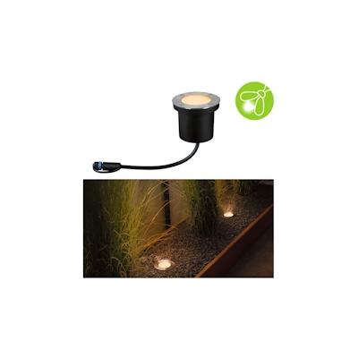 Paulmann Plug & Shine LED Bodeneinbauleuchte Floor Einzelleuchte Insektenfreundlich IP67 2200K 4,5W Anthrazit 94716