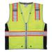 MCR SAFETY SURVCL2LL High Visibility Vest,L Size,Unisex