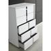 Roma 5-drawer Tall bedroom Chest in 3 finishes