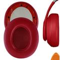 Geekria PRO Extra Thick Replacement Ear Pads for Beats Studio 3 Studio 3.0 Wireless (A1914) Headphones Ear Cushions Headset Earpads Ear Cups Cover Repair Parts (Red)