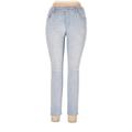 Gap Jeans - Mid/Reg Rise Skinny Leg Denim: Blue Bottoms - Women's Size 27 - Light Wash