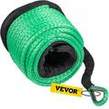 VEVOR Green Synthetic Winch Line 516 Inch X100FT Synthetic Winch Rope 12000 LBS Tow Rope for Car with Sheath (100ft)