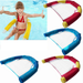 Swimming Floating Noodles Chair Foam Sling Mesh Floats Bed U-Seat Inflatable Pool Water Toys Lounge Party for Adults Kids Blue