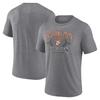 Men's Fanatics Branded Heather Gray Oklahoma State Cowboys Laurel Original Throwback T-Shirt