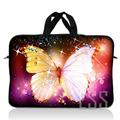 LSS 10.2 inch Laptop Sleeve Bag Carrying Case Pouch with Handle for 8 8.9 9 10 10.2 Apple MacBook Acer Asus Dell Sparkling Butterfly
